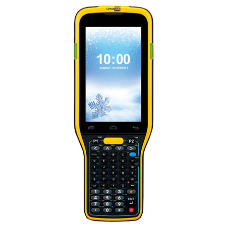 Терминал сбора данных CipherLAB RK95-X8-52K COLD PISTOL (Android 12, NFC, Bluetooth, Wi-Fi, двумерный дальнобойный считыватель - Zebra SE4850, GMS в комплекте с пистолетной рукоятью, без SNAP-ON/БП)